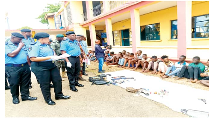 Ogun police don parade 40 suspected cultists, others:
